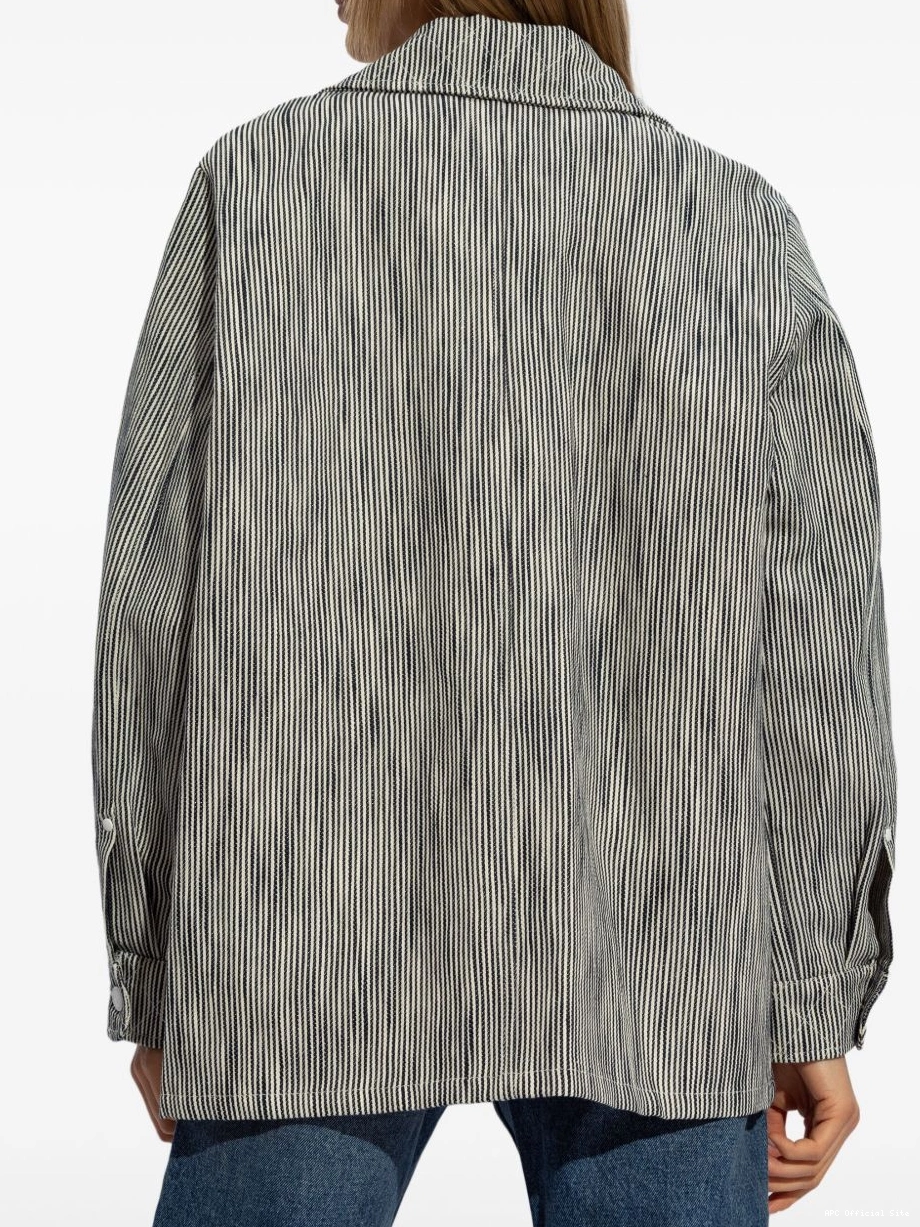 Affordable shirt striped jacket A.P.C. Women button-up 0504